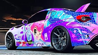 GTA V: Online - All vehicles with Itasha liveries (2022)