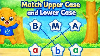 Uppercase & Lowercase Matching Game | Learn Alphabets for Kids | k4kidsplay