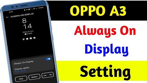 OPPO A3 Me Always On Display Setting kaise On Kare ( Always On Display Setting on 2025 )