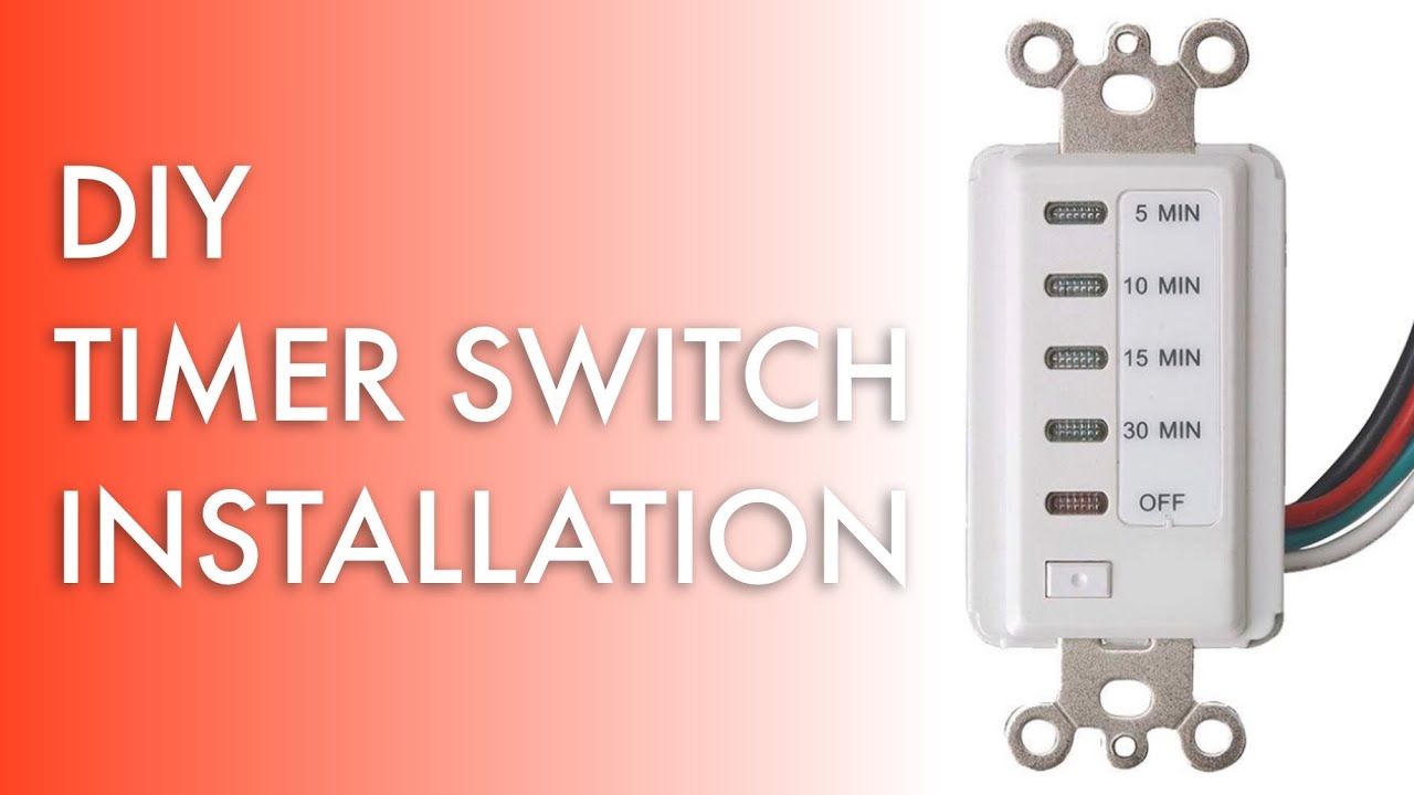 Never leave your Exhaust Fan ON! DIY Timer Installation YouTube