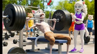 💔🐾 Skinny Cat Looking for Love – The Beautiful Love of a Poor Cat 💗🐱 #catstory #catai