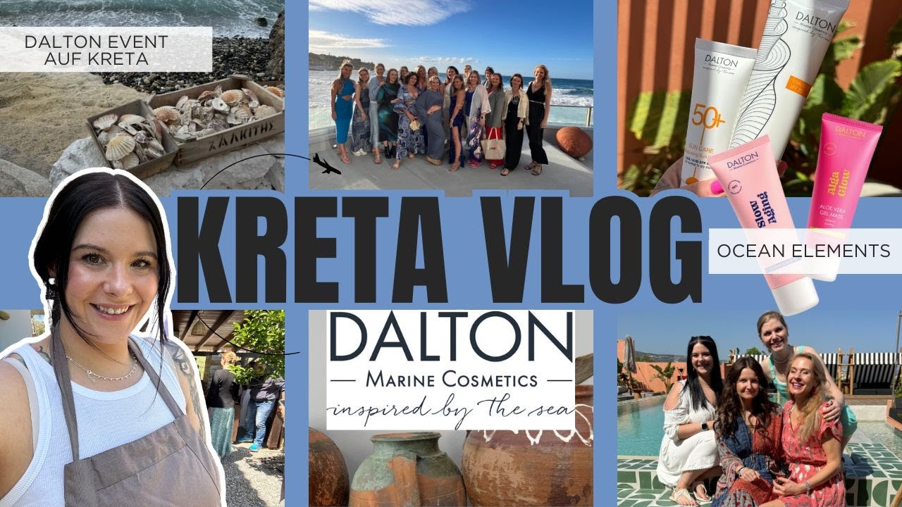 Ein Traum geht in Erfüllung 🥹 Mein erster FLUG ✈️  Dalton EVENT VLOG KRETA | OCEAN ELEMENTS Launch