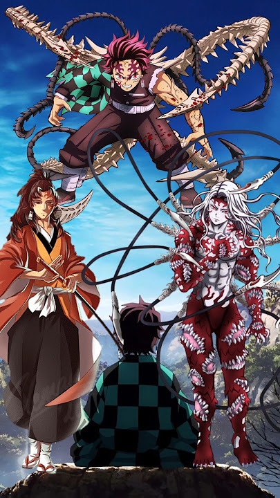 DKT vs Yorrichi vs Muzan|#demonslayer#anime#tanjiro #demonkingtanjiro #muzankibutsuji#yorrichi#fypシ