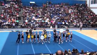 2015-01-31 BHS Cheerleaders at State Competition
