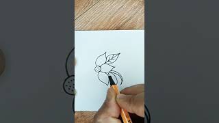 كيفية رسم زخرفة نباتية بسيطة للمبتدئين