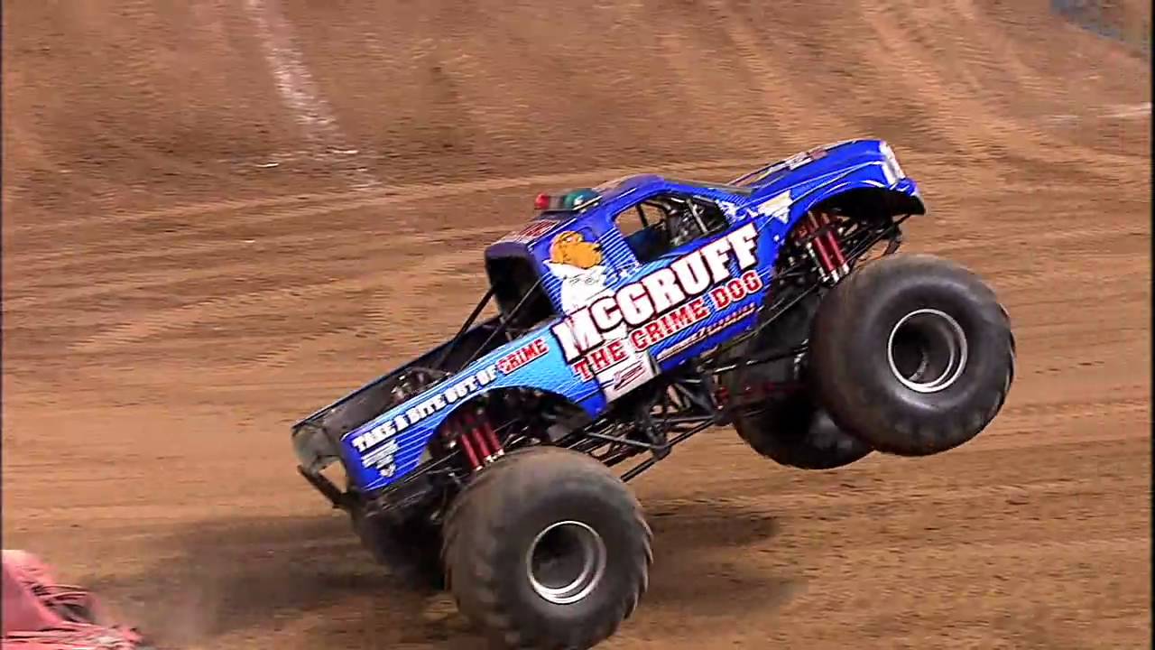 Monster Jam Phoenix, AZ Monster Truck Freestyle Highlights 1/30/10