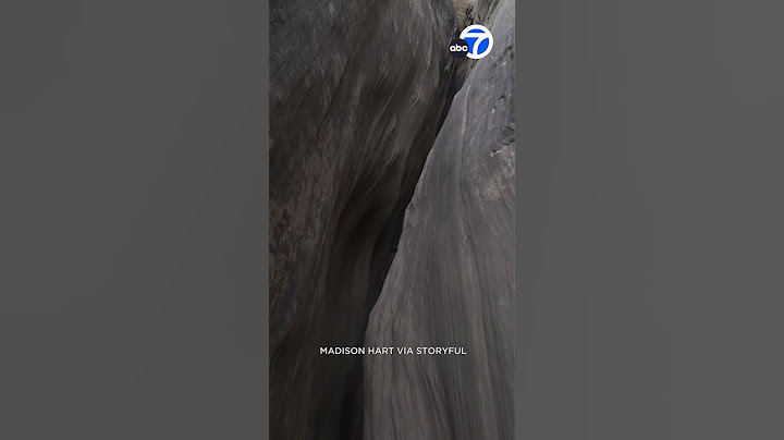 Woman trapped in canyon for 13 hours!