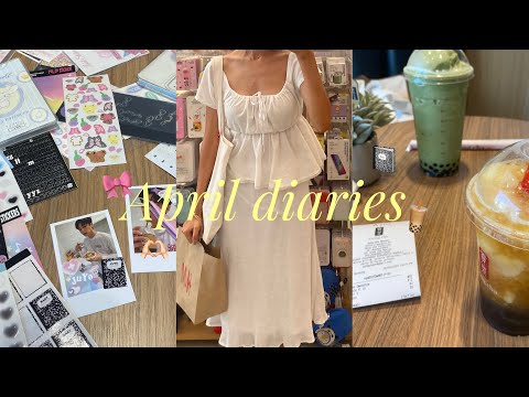 april diaries | boba & deco, exo fanmeeting y journal