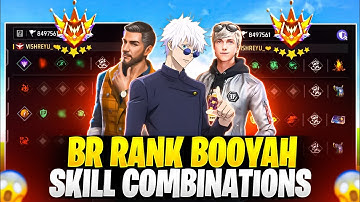 BR RANK BEST CHARACTER COMBINATION 💀| Best Character Combination For Br Rank || Br Rank Best Skill