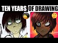 literally ten years of drawing later...