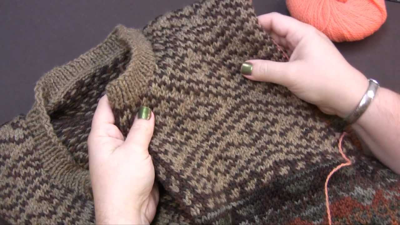 How to Prepare & Cut a Steek when Knitting