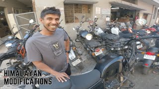 HIMALAYAN 2023 MODIFICATIONS | ART OF MOTORCYCLE  HANDLEBAR | HTRZ MODZ  #himalayan #royalenfield