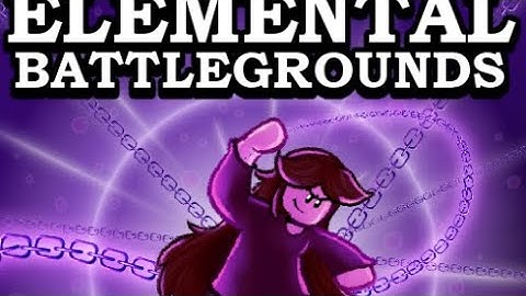 Roblox elemental battlegrounds new element creation