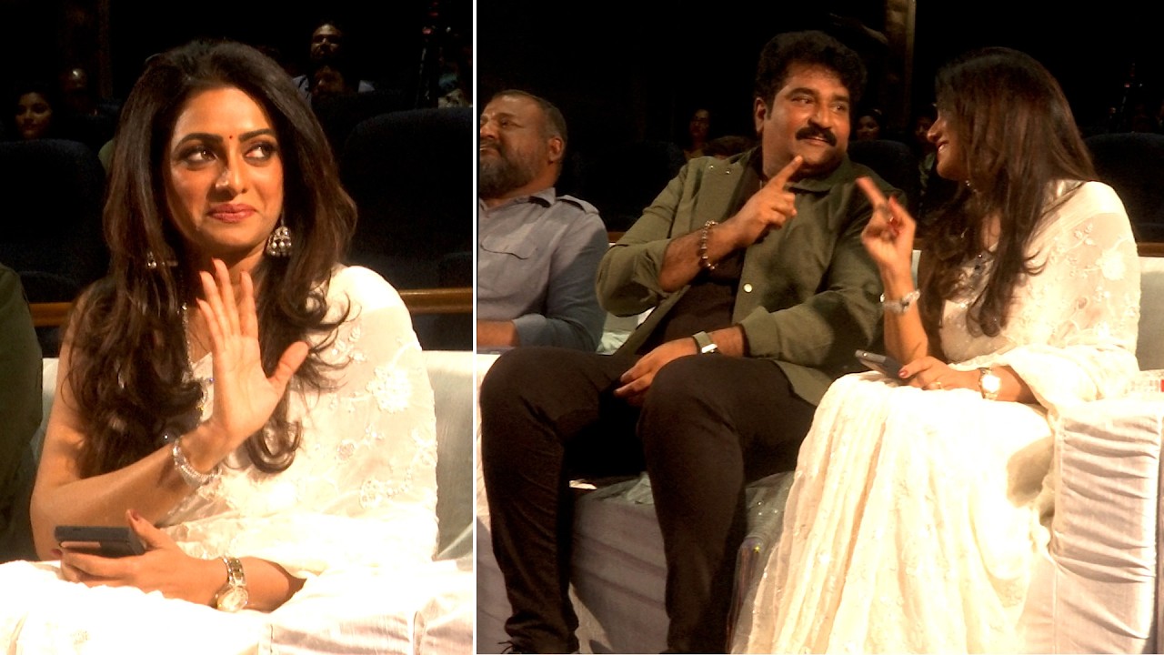 Udaya Bhanu & Rajeev Kanakala Visuals @ D/O Prasad Rao Kanabadutaledhu Blockbuster Emotional Storm