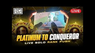 🔥Platinum to Conqueror Rank Push Live | #bgmi  #bgmilive #bgmishorts #bgmihighlights 🚀