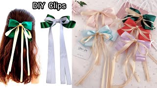 Zakolka yasash/ 2023/ diy Korean hair clip/ handmade bow❤️ #diy#handmade #bow #hairclip#clips#viral