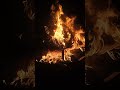 Heavy fire #fireasmr #fireplacesounds