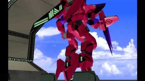 Virtual On Cyber Troopers - PS2 Attract Mode and First Play