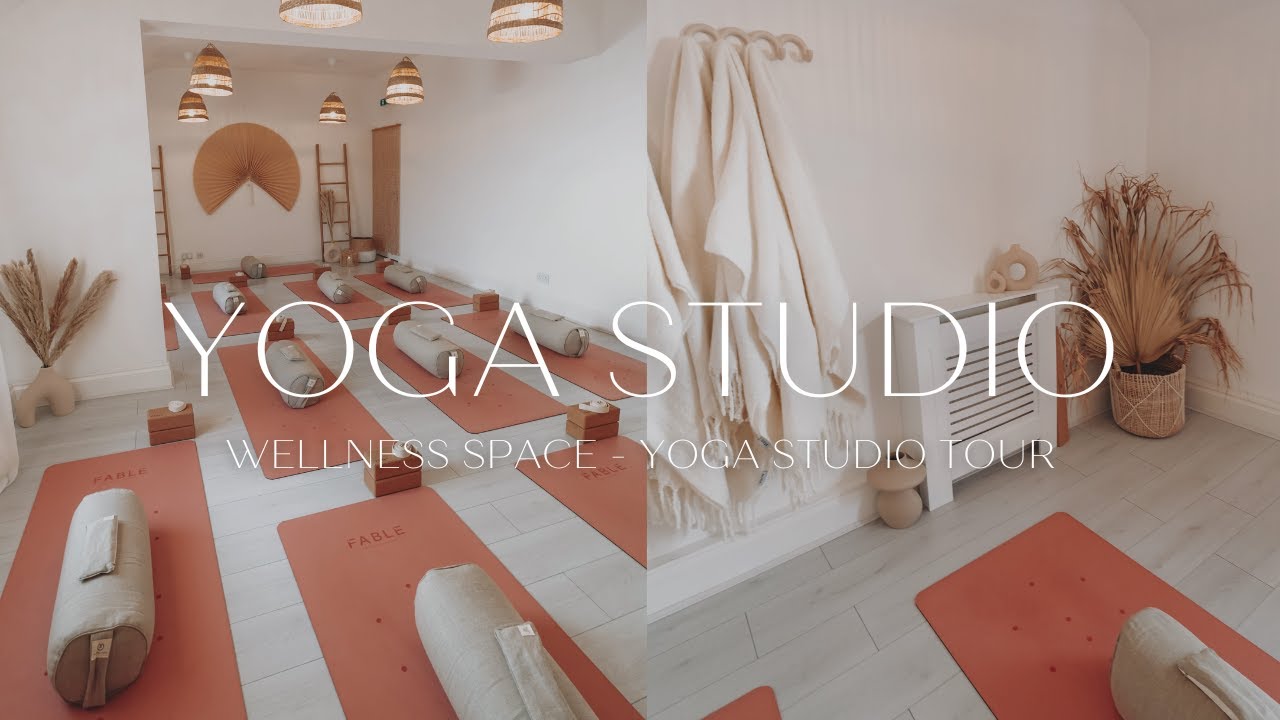 Вдохновляющий тур по студии | Уютный дизайн студии йоги + оздоровительное пространство для осозна...