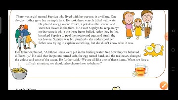 Activity sheet no 25 classes 6 to 8 reading campaign 16/02/2022  English (story)@Amar sirjee 