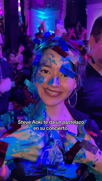 Steve Aoki me dió un PASTELAZO