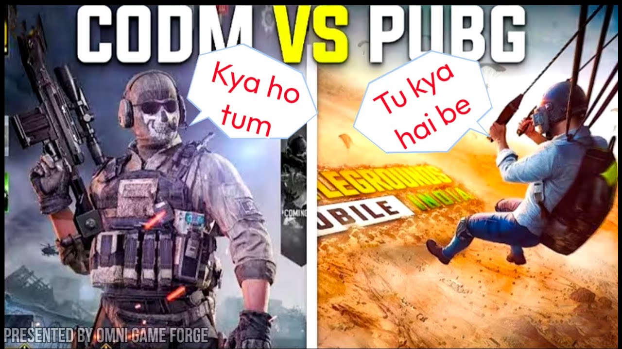 PUBG Vs CALL OF DUTY MOBILE - ALL PHYSICS AND DETAILS COMPARISON
