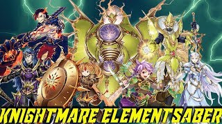 Yu-Gi-Oh! KNIGHTMARE ELEMENTSABER DECK PROFILE! LOCK & LOADED!