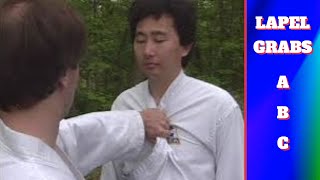 # 31 Learning Hapkido Lapel Grabs A-B-C