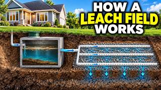How Does a Septic Tank Leach Field Actually Work 💧 The Hidden Underground System!