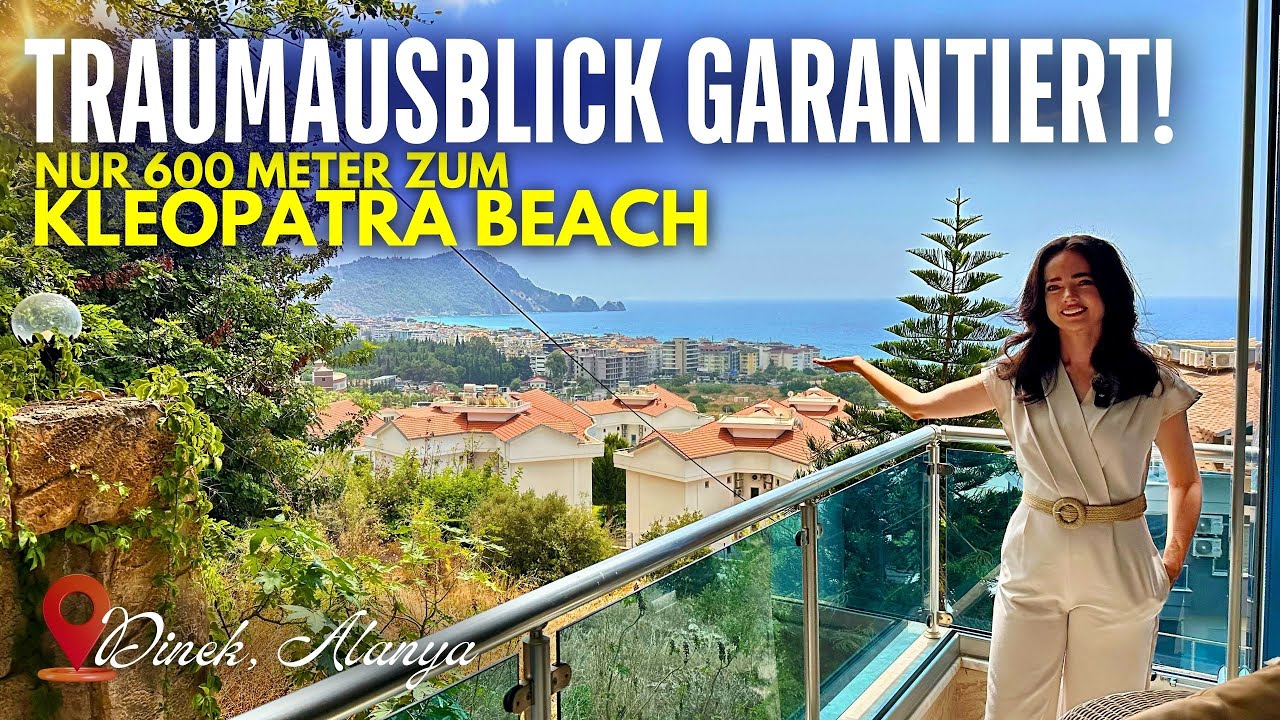 VERKAUFT! TRAUMWOHNUNG IN ALANYA MIT MEER & BURGBLICK PUR! KLEOPATRA BEACH FUßLÄUFIG | 70 m²