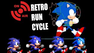 EDUCATIONAL STREAM: Sonic Retro Run Cycle 3D