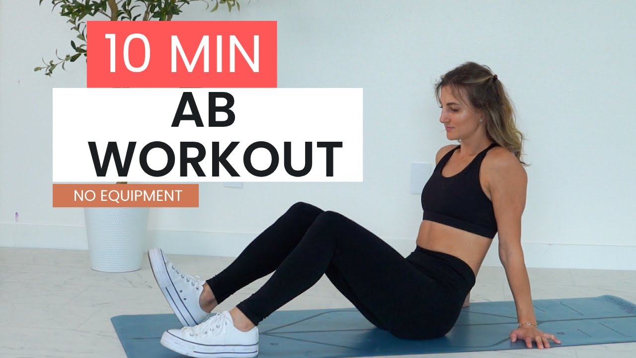 10 Minute AB Workout No Equipment - YouTube