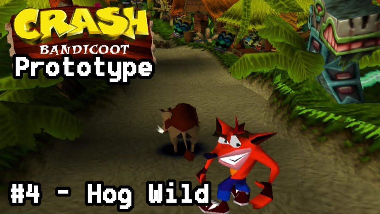 Crash Bandicoot Prototype 4 Hog Wild YouTube