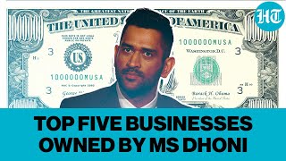 Full Top 5 Businesses Owned by MS Dhoni | Humans of Cricket News