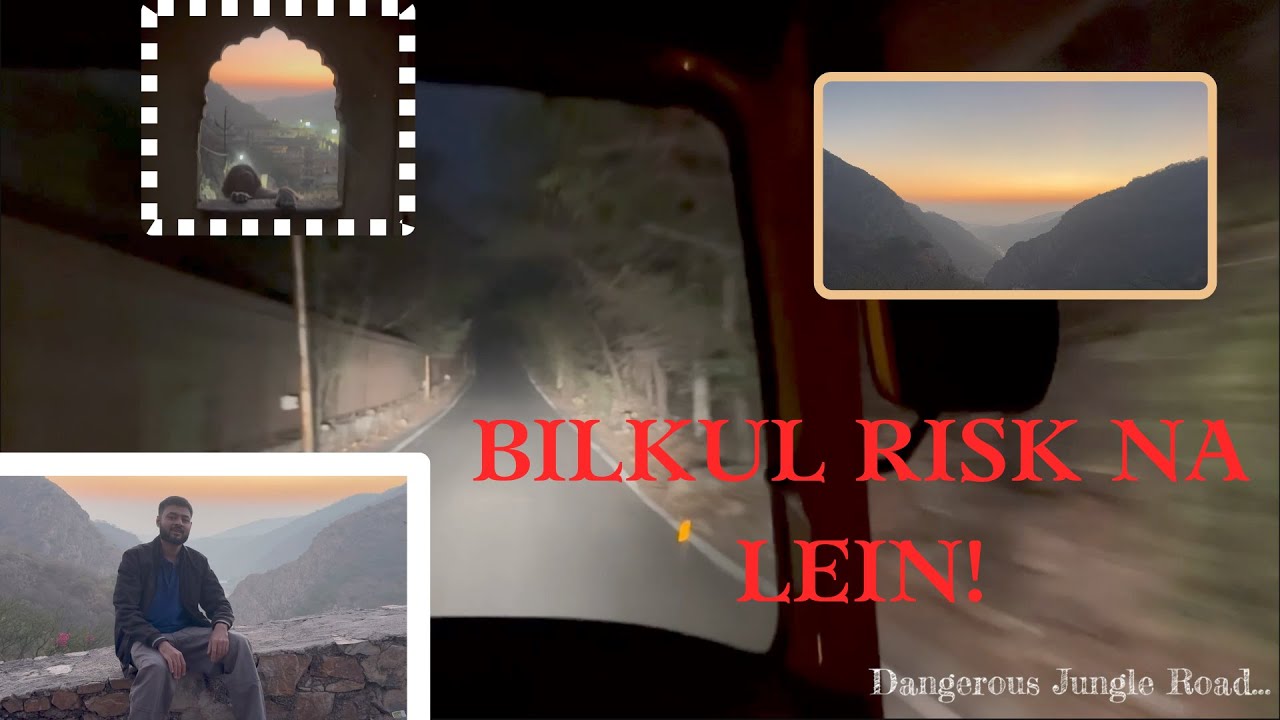 Jaipur ki sabse khatarnak road! 😱 | Galtaji Temple Adventure | Jaipur Vlog - 5