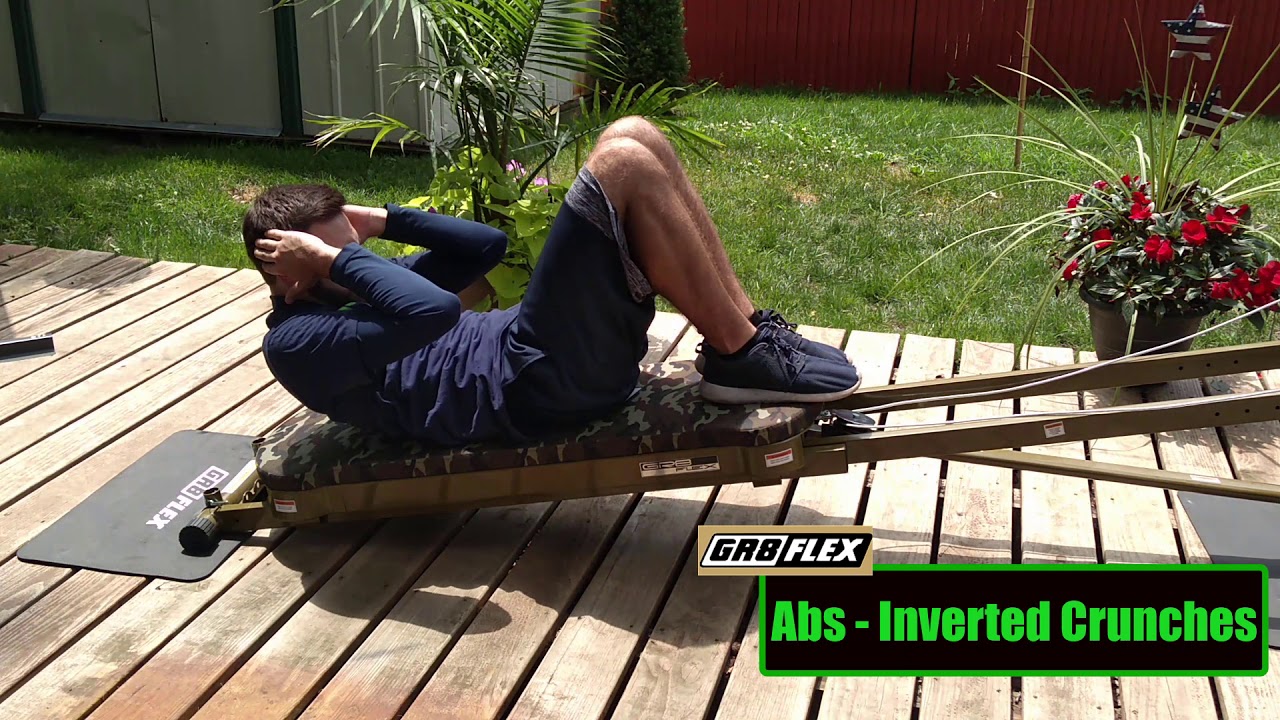 GR8FLEX Ab Exercises Inverted Crunches YouTube