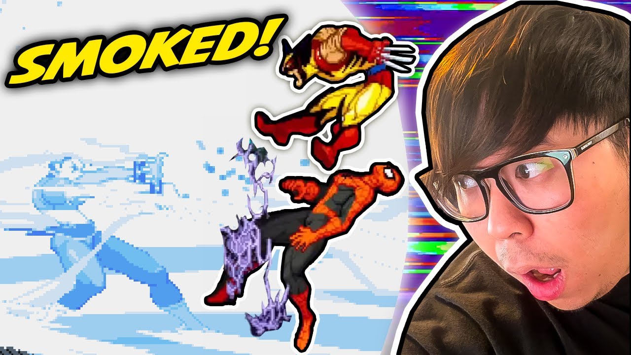 I GOT MY ASS BEAT IN MARVEL SUPER HEROES VS STREET FIGHTER…