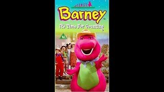 Barney It's Time for Counting (Original 1998 UK VHS)