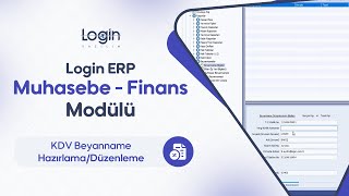 KDV Beyannamesi Hazırlama | KDV Beyanname Düzenleme | Login ERP