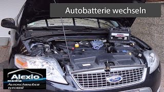 : Ford Mondeo MK4 BA7 Batterie wechseln - Replacing car battery