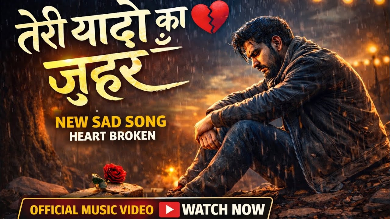 तेरी यादों का ज़हर 💔 | New Sad Song 2026 | Heart Broken Love Story