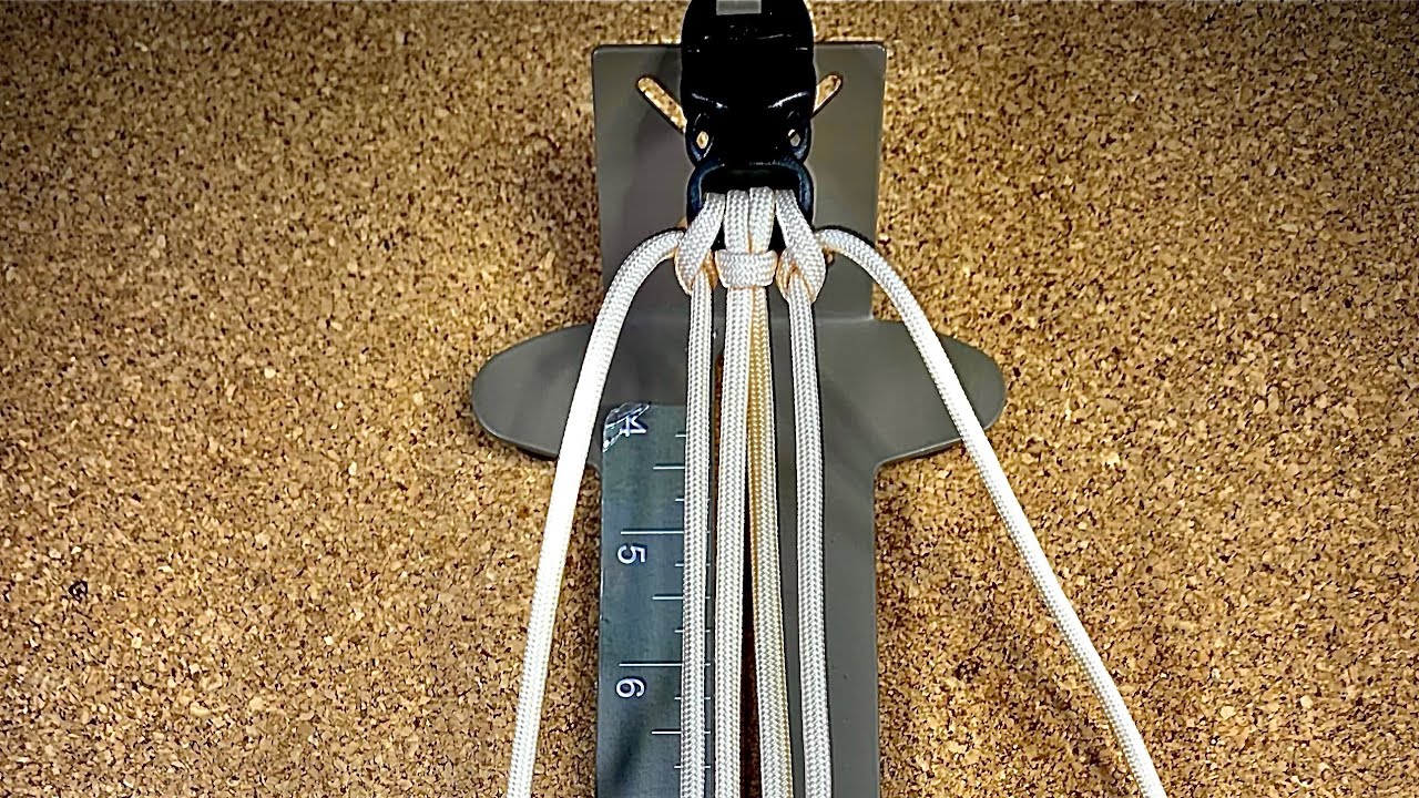 Настройка для браслета из 4-х нитей паракорда