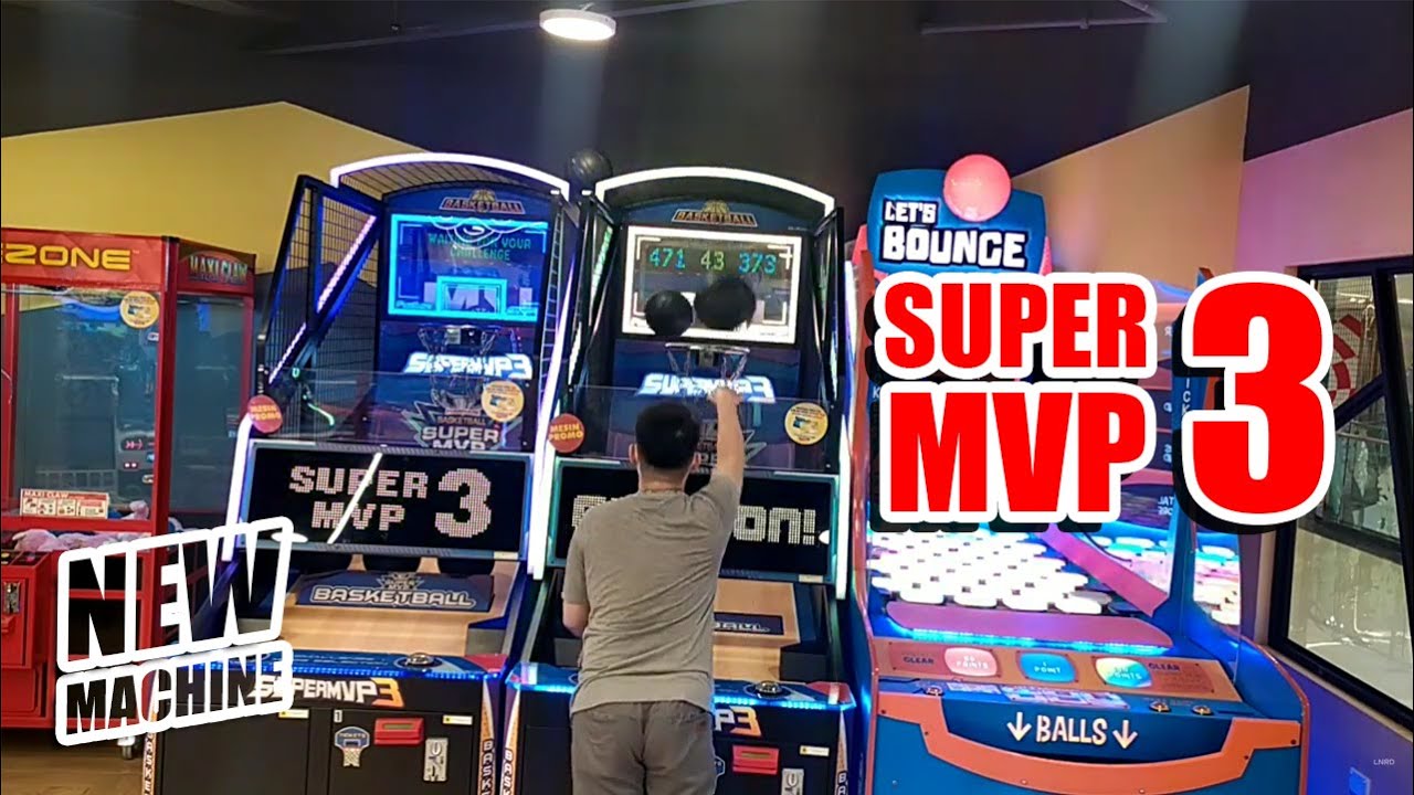STREET BASKETBALL ARCADE INDONESIA - NEW MACHINE: SUPER MVP 3 WITH 5 BALLS