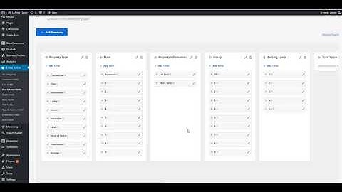 Drag & Drop Categories Builder - Add categories - Lisfinity