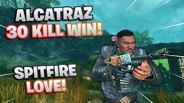 30 KILL ALCATRAZ WIN! Spitfire is STILL my FAVORITE! | CoD Blackout