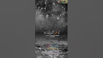 أفرأيتم الماء الذي تشربون أأنتم أنزلتموه من المزن أم نحن المنزلون سورة الواقعة الشيخ عبدالله الموسى