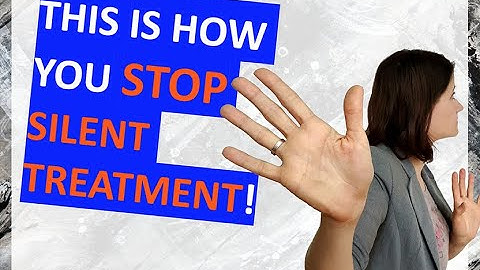 Cold shoulder relationship | END the silent treatment!