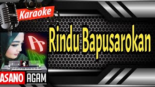 Karaoke Minang Populer Saat Ini | Rindu Bapusarokan - Ucok Sumbara (sound jernih - tanpa vokal)