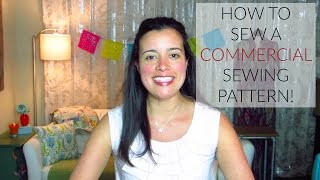 HOW TO: Sew A Commercial Sewing Pattern! Part One: The Envelope