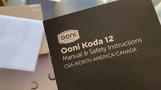 Ooni Koda 12 Gas Powered Pizza Oven Unboxing